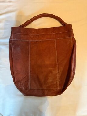 Nordstrom Brown Leather Hobo Bag
